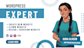 design redesign wordpress website, website development as a full stack de