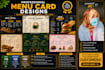 design professional restaurant, cafe, and food menu cards