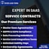 draft a professional saas agreement and privacy policy