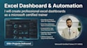 custom excel dashboards as a microsoft certified trainer
