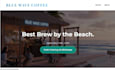 build a modern responsive landing page website using HTML CSS js