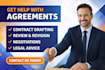 review your contract, lease, agreement, policy, etc