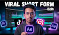 do viral short form video editing