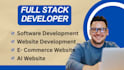 do custom website development as full stack developer and ai website development