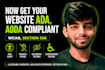 fix ada and wcag compliance issues on your website