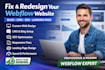 fix, redesign webflow website,blog template,cms,webflow seo landing page design