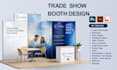 design professional trade show booth, backdrop, and banner