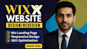 design redesign homepage website lading page wix website