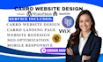 carrd landing page, carrd website design, carrd co,  design wix website
