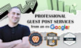 do manual outreach guest posting on high traffic sites