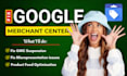 fix google merchant center suspension,shopping ads and misrepresentation issues