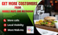 help your restaurant get more customers using google maps and instagram