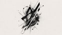 custom an abstract black tattoo design