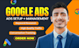 setup and manage google ads adwords PPC campaign with ga4 ecommerce tracking