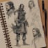 do a dnd character art and dnd character art