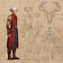 design a character art and dnd character art illustration