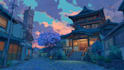 draw anime background and environment art