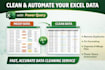 automate excel data cleaning using power query