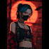 create cyberpunk character art