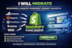 clone website bigcommerce magento godaddy wix to wordpress to shopify migration
