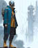 do a sci fi character illustration or sci fi character art