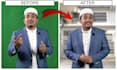 remove green screen and replace background