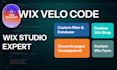 build wix cms database and dynamic pages with wix velo