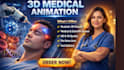 make realistic 3d medical, scientific and virus animation videos