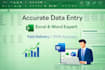 accurate data entry in excel and word