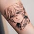make comic cartoon anime tattoo design