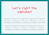 make kids activity book alphabet letter tracing
