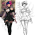 draw anime concept characters design