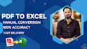 convert scanned PDF to excel spreadsheet
