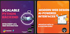 develop intelligent ai websites with scalable backends and modern UI
