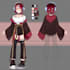 design character reference sheet for your oc fanart vtuber