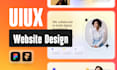 do ui ux design, website ui ux design, or landing page in figma