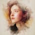 draw your potrait in watercolor illustration style