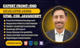 be your professional front end developer using HTML CSS javascript and bootstrap