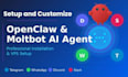 install openclaw ai agent, moltbot chatbot with telegram whatsapp setup