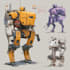 design sci fi mecha and robot concept art