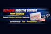 remove mugshots erase articles delete negative links false news on google