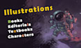 create custom cartoon illustrations