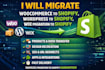 migrate woocommerce to shopify wordpress to ecommerce wix migration to website
