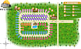 develop rv park map, site layout and 2d master plan