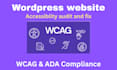 audit and fix wordpress website for ada, wcag accessibility compliance
