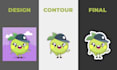 create professional cutlines for stickers