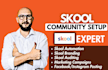 setup skool community, skool online course and skool community manager