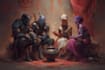 create custom fantasy rpg party illustration