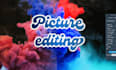 do professionally any photo editing, image editing
