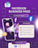 create and setup professional facebook business page